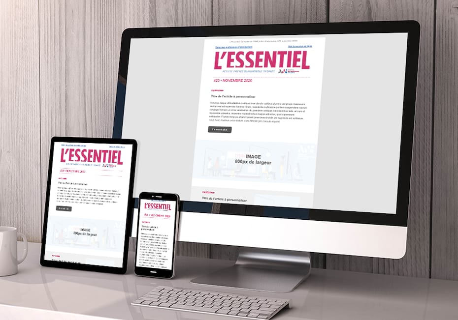 Email accessible exemple ANS
